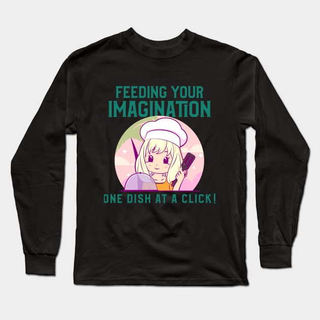 Food bloggers feed the imagination Long Sleeve T-Shirt by Hermit-Appeal